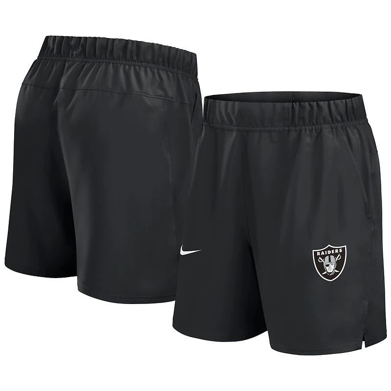 Short Nike Blitz Victory Dri-FIT noir pour homme des Las Vegas Raiders