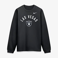 Men's Nike  Black Las Vegas Raiders Defensive Leader Club Fleece Pullover Sweatshirt