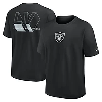 T-shirt Nike noir pour homme « Dominate The Game » Essential Max90 des Las Vegas Raiders
