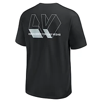 Men's Nike Black Las Vegas Raiders Dominate The Game Essential Max90 T-Shirt