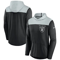Sweat à capuche Nike noir Las Vegas Raiders Fan Gear pour homme