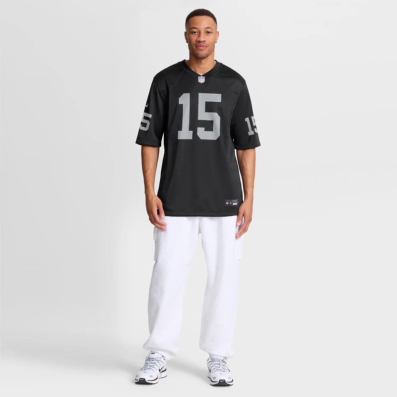 Men's Nike Fernando Mendoza White Las Vegas Raiders Game Player Jersey