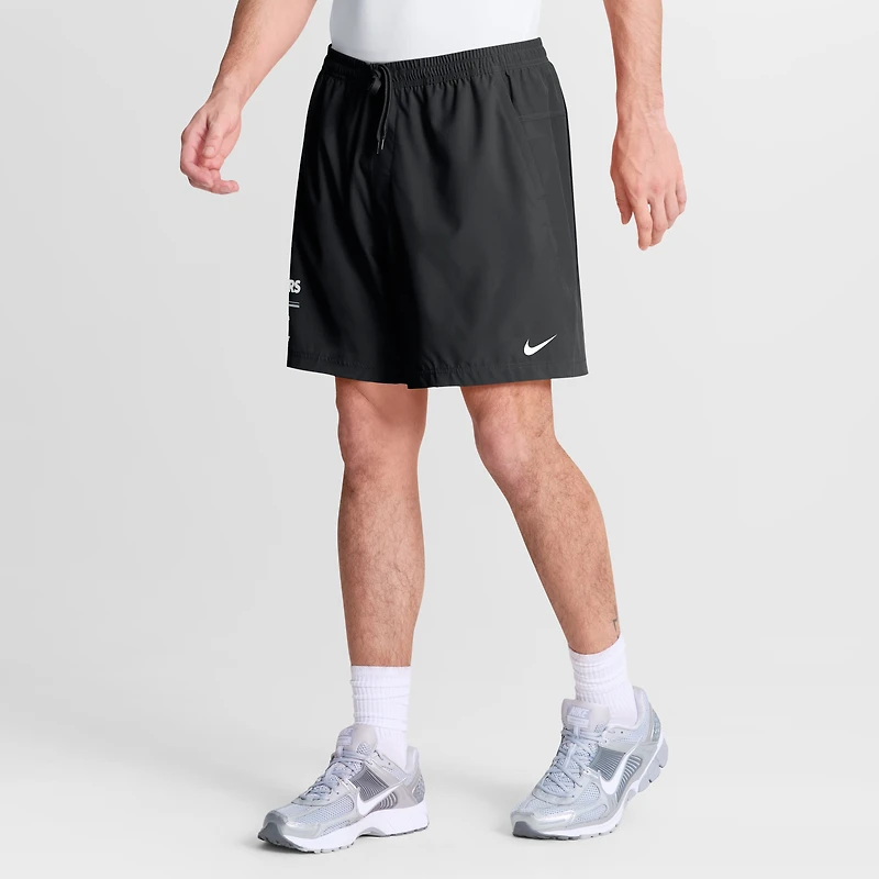 Men's Nike Black Las Vegas Raiders Form Dri-FIT Shorts