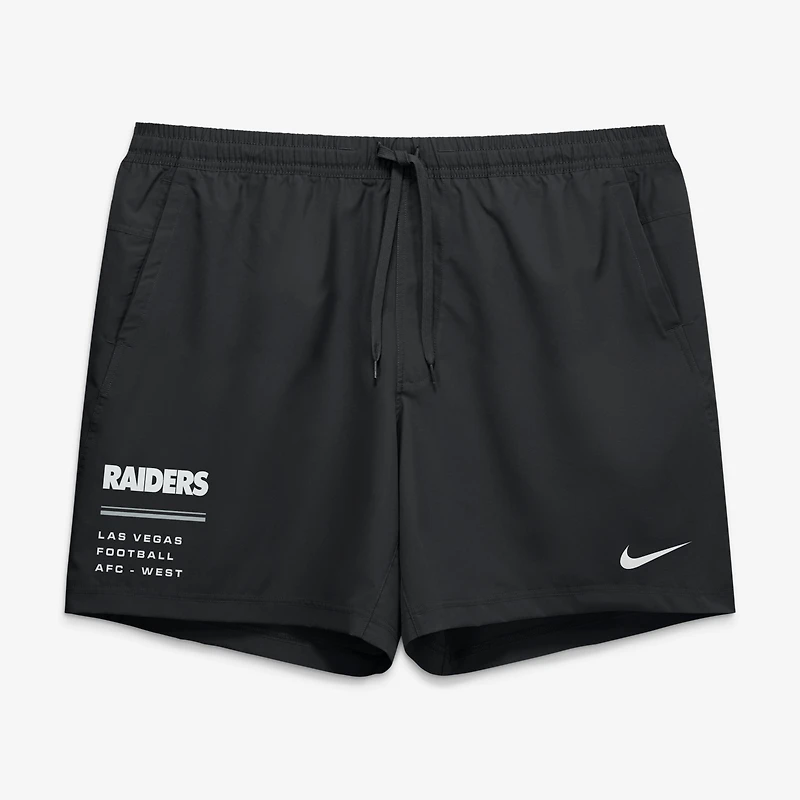 Men's Nike Black Las Vegas Raiders Form Dri-FIT Shorts