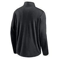 Men's Nike Black Las Vegas Raiders Pacer Performance Quarter-Zip Top