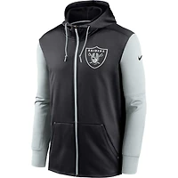 Men's Nike  Black Las Vegas Raiders Performance Full-Zip Hoodie