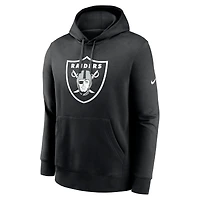 Sweat à capuche Nike noir avec logo Primetime Club des Las Vegas Raiders pour homme
