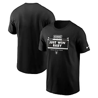 T-shirt Nike noir Las Vegas Raiders Primetime Local Essential pour homme
