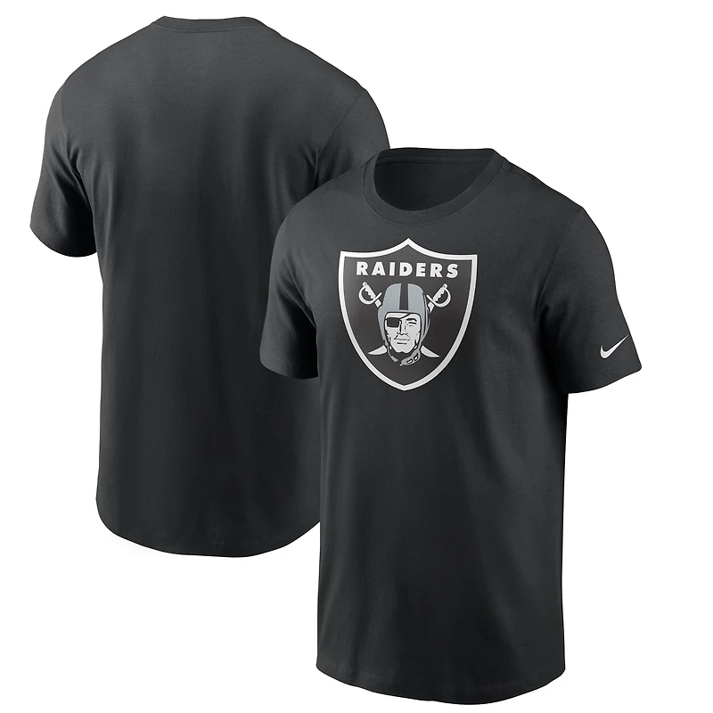 Men's Nike Black Las Vegas Raiders Primetime Logo Essential T-Shirt