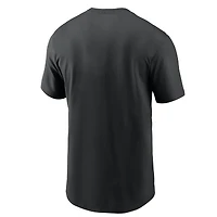 T-shirt essentiel Nike noir pour homme, logo Primetime des Raiders de Las Vegas