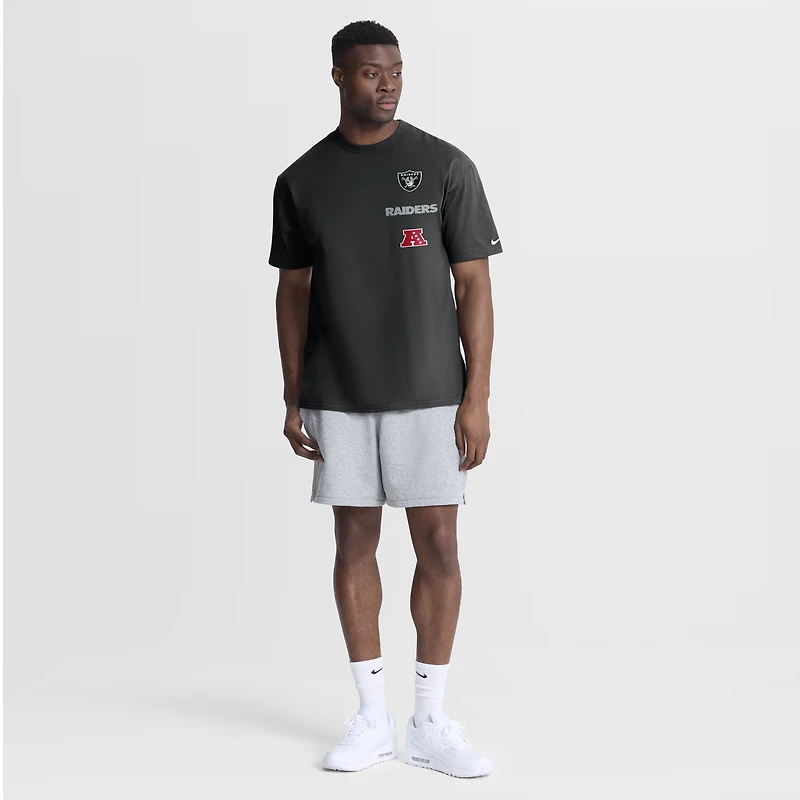 T-shirt Nike noir pour homme Las Vegas Raiders Primetime Max90