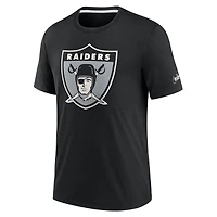 T-shirt à trois mélanges Nike Las Vegas Raiders Rewind Playback Logo noir pour homme