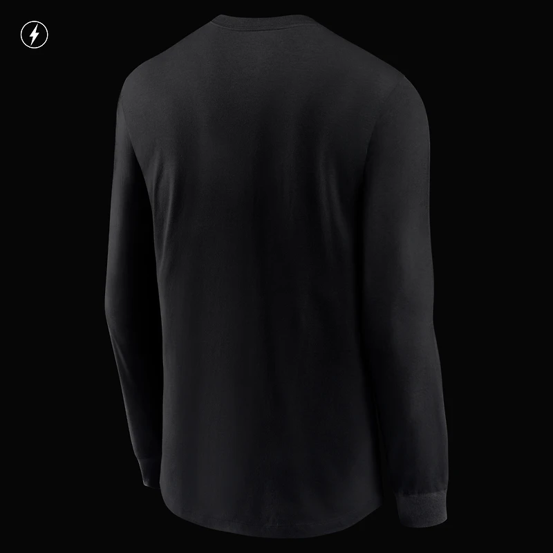 Men's Nike Black Las Vegas Raiders RFLCTV Name and Logo T-Shirt