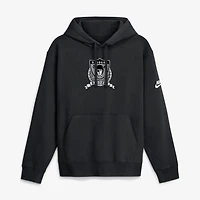 Men's Nike  Black Las Vegas Raiders Short Pass Rewind Club Fleece Hoodie