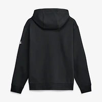 Men's Nike  Black Las Vegas Raiders Short Pass Rewind Club Fleece Hoodie