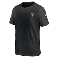 Men's Nike  Black Las Vegas Raiders Sideline Coach Performance T-Shirt