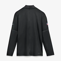 Pull-over Nike Dri-FIT Sideline pour homme, noir, Las Vegas Raiders, demi-zip
