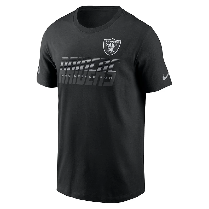 Men's Nike Gray Las Vegas Raiders Sideline Dri-FIT T-Shirt