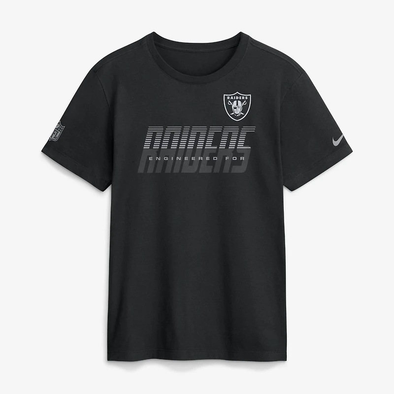 Men's Nike Gray Las Vegas Raiders Sideline Dri-FIT T-Shirt