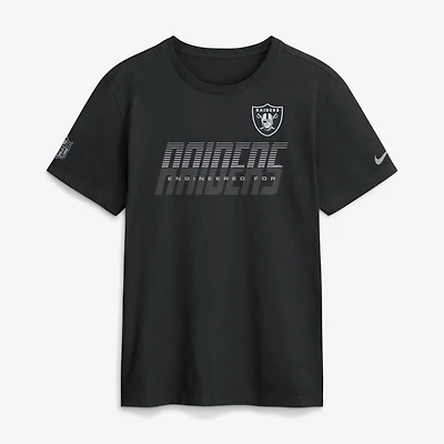 Men's Nike Gray Las Vegas Raiders Sideline Dri-FIT T-Shirt
