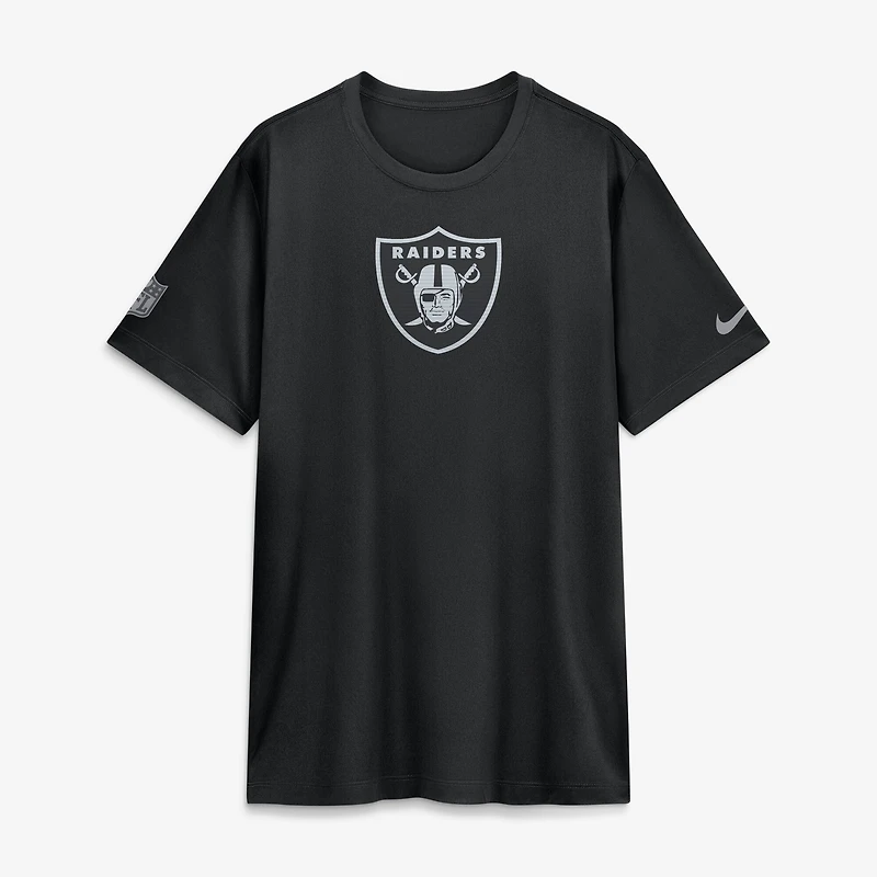 Men's Nike Black Las Vegas Raiders Sideline Lead The Charge Legend Dri-FIT T-Shirt