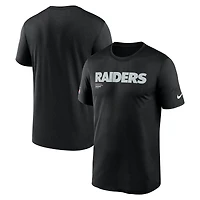 Men's Nike Black Las Vegas Raiders Sideline Legend Dri-FIT T-Shirt