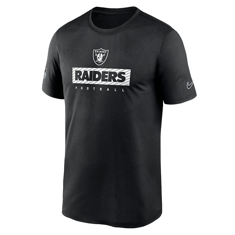 Men's Nike Black Las Vegas Raiders Sideline Legend Performance T-Shirt