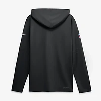 Haut à capuche léger manches longues Nike Dri-FIT pour homme, noir, Las Vegas Raiders Sideline