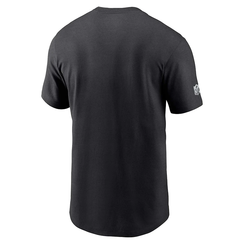 T-shirt Nike Las Vegas Raiders Sideline Performance pour homme - Noir