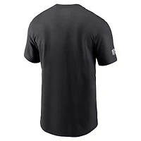 T-shirt Nike Las Vegas Raiders Sideline Performance pour homme - Noir