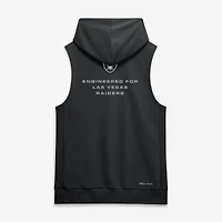 Men's Nike Black Las Vegas Raiders Sideline Standard Issue Dri-FIT Sleeveless Hoodie