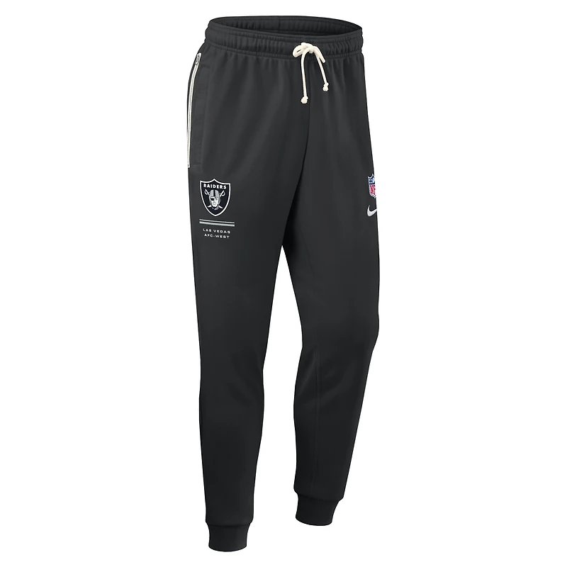 Men's Nike Black Las Vegas Raiders Sideline Standard Issue Dri-FIT Taper Pants
