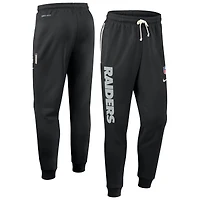 Pantalon fuselé Nike noir pour homme des Las Vegas Raiders, édition standard, Ground Game Dri-FIT