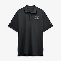 Men's Nike Black Las Vegas Raiders Sideline Tour Dri-FIT Polo