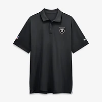Men's Nike Black Las Vegas Raiders Sideline Tour Dri-FIT Polo