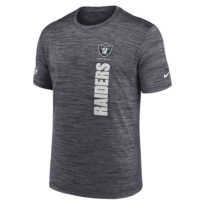 Men's Nike Black Las Vegas Raiders Sideline Velocity Performance T-Shirt