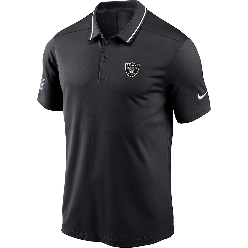 Polo Nike Las Vegas Raiders Sideline Victory Performance pour homme - Noir