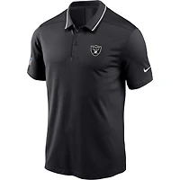 Polo Nike Las Vegas Raiders Sideline Victory Performance pour homme - Noir