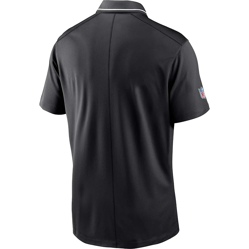 Men's Nike Black Las Vegas Raiders Sideline Victory Performance Polo