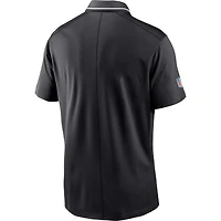 Men's Nike Black Las Vegas Raiders Sideline Victory Performance Polo