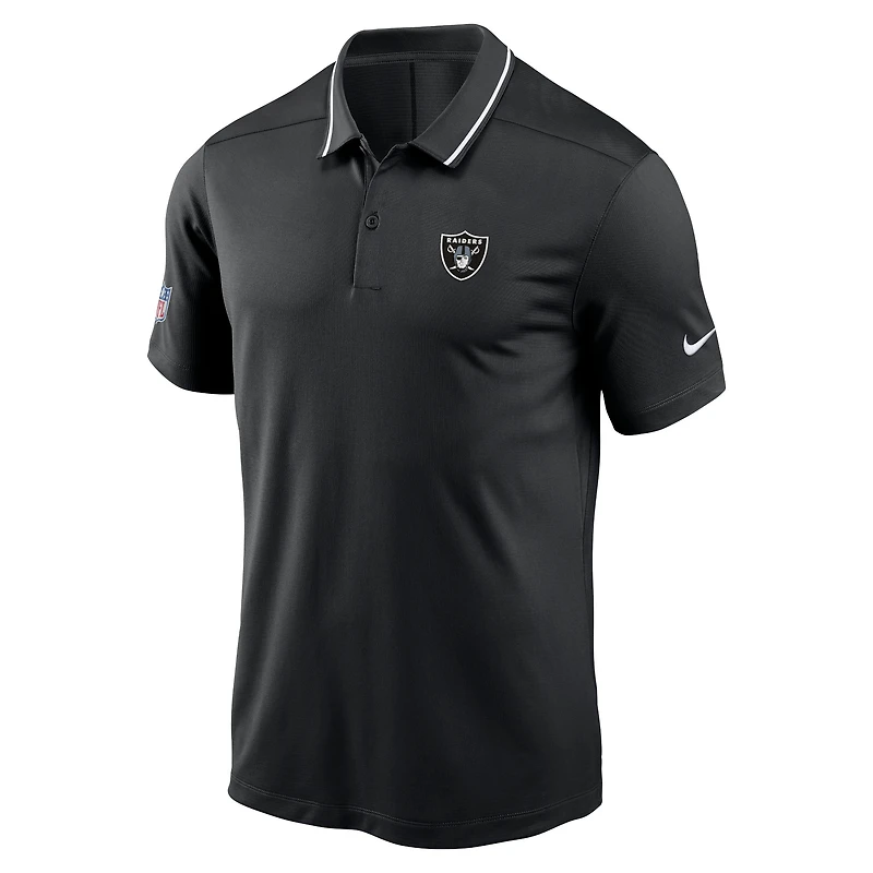 Polo Nike Las Vegas Raiders Sideline Victory Performance pour homme - Noir