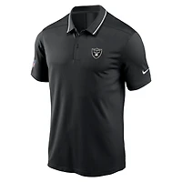 Polo Nike Las Vegas Raiders Sideline Victory Performance pour homme - Noir