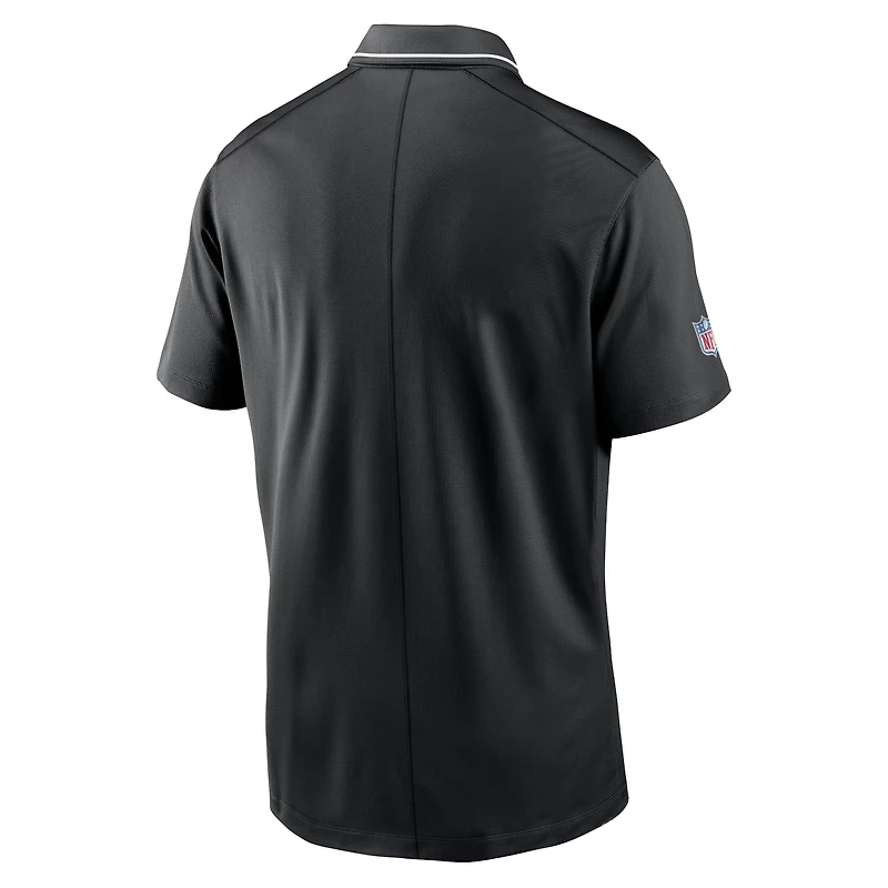 Polo Nike Las Vegas Raiders Sideline Victory Performance pour homme - Noir