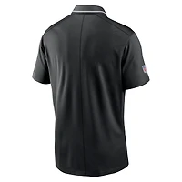 Polo Nike Las Vegas Raiders Sideline Victory Performance pour homme - Noir
