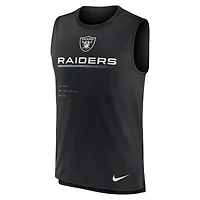 Débardeur Nike Las Vegas Raiders Team Performance noir pour homme