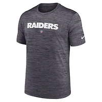 Men's Nike Black Las Vegas Raiders Team Sideline Velocity Performance - T-Shirt