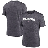 FBC RAID NOIR SU23 NFL HOMME NIKE SIDELINE TEAM ISSUE VELOCITY SS TEE TEEMENSCC