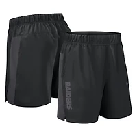 Short Nike Victory Dri-FIT tissé noir pour homme des Las Vegas Raiders