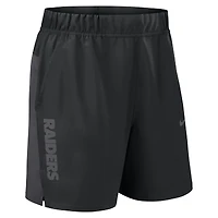 Short Nike Victory Dri-FIT tissé noir pour homme des Las Vegas Raiders