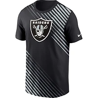 Men's Nike  Black Las Vegas Raiders Yard Line Fashion Asbury T-Shirt